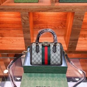 Gucci Mini Boston Bag in GG Supreme